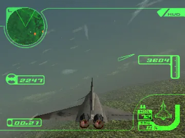 Ace Combat 3 - Electrosphere (US) screen shot game playing